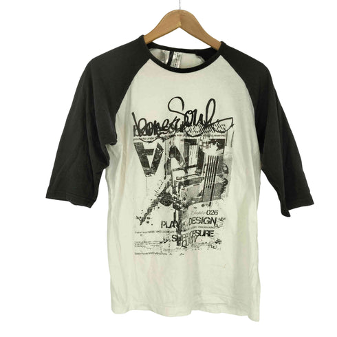 b-one-soul Y2K ラグランスリーブカットソー メンズ JPN:L